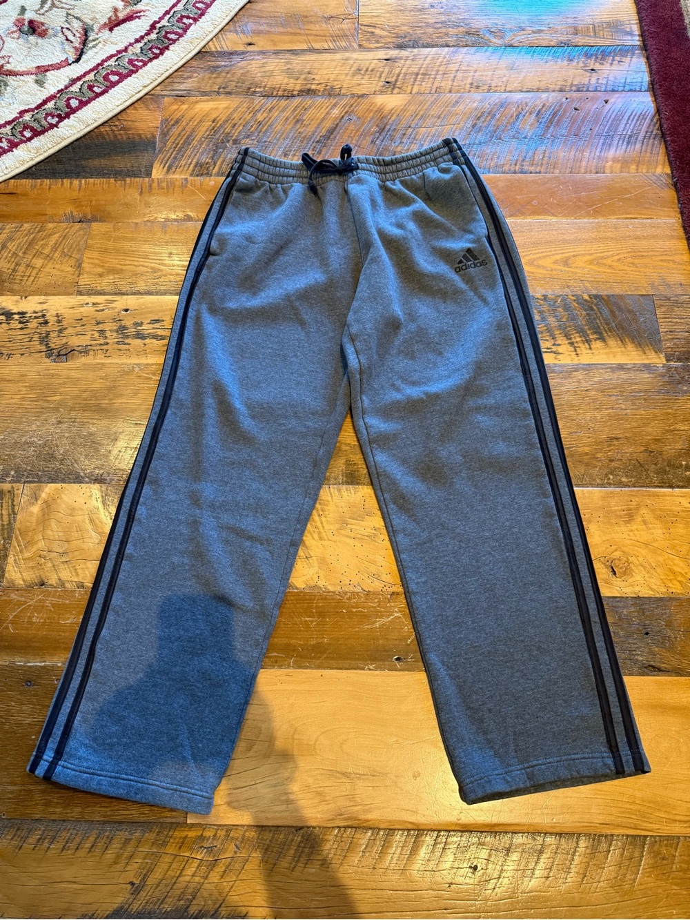 Adidas Charcoal Gray Sweat Pants
